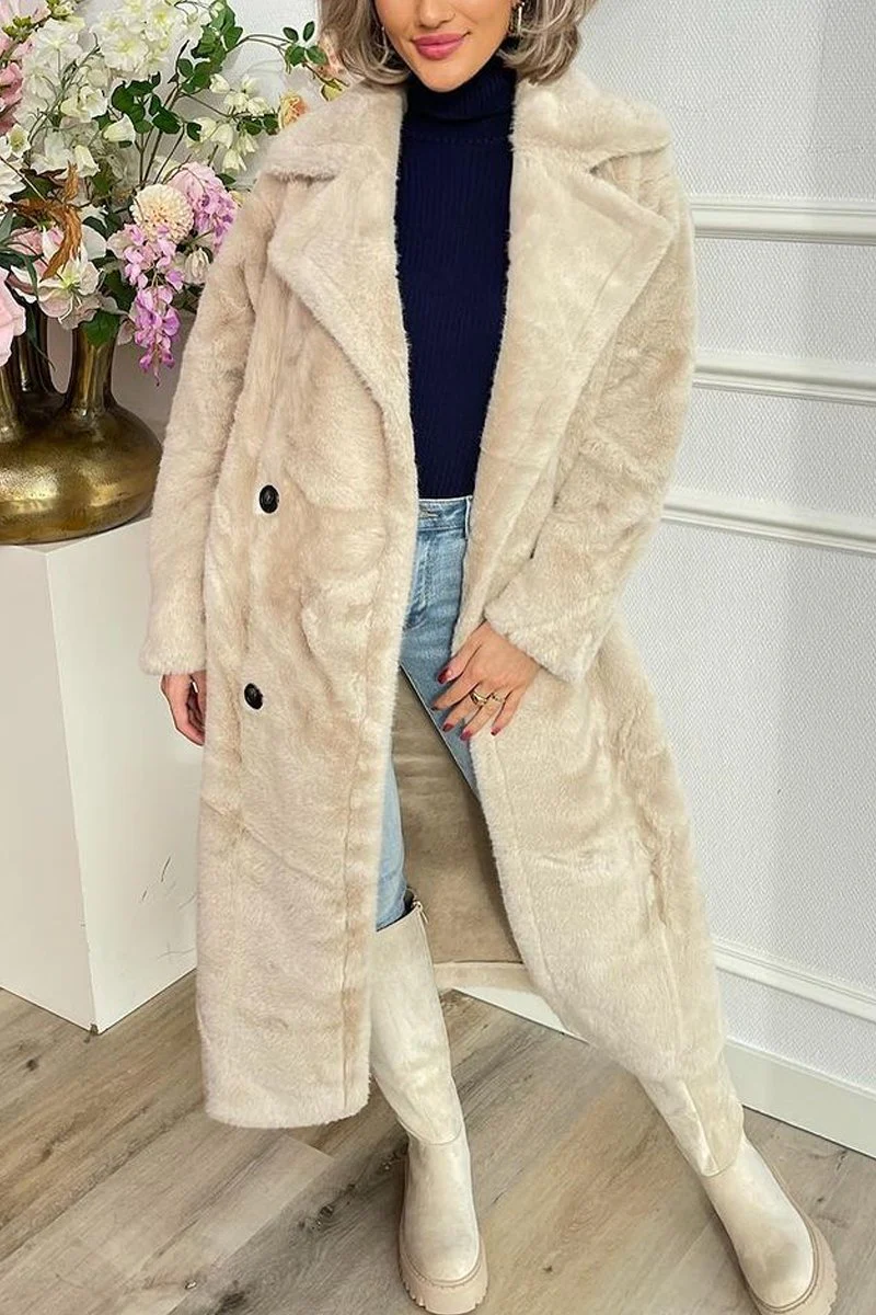 Women's Faux Fur Jacket Overcoats